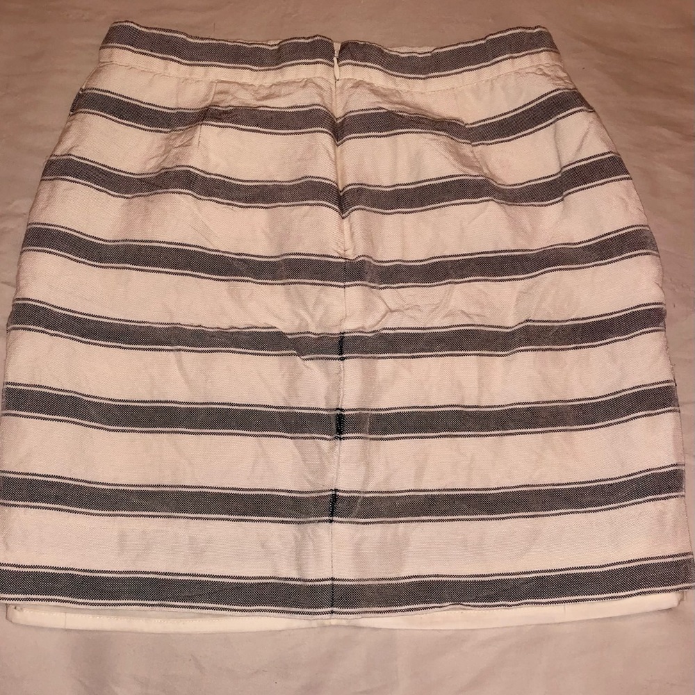 J Crew Linen Skirt with Silk Lining